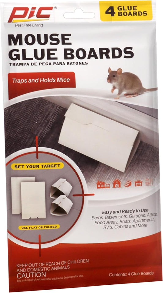 Pic GMT4F Glue Mouse Board, 4-Pack