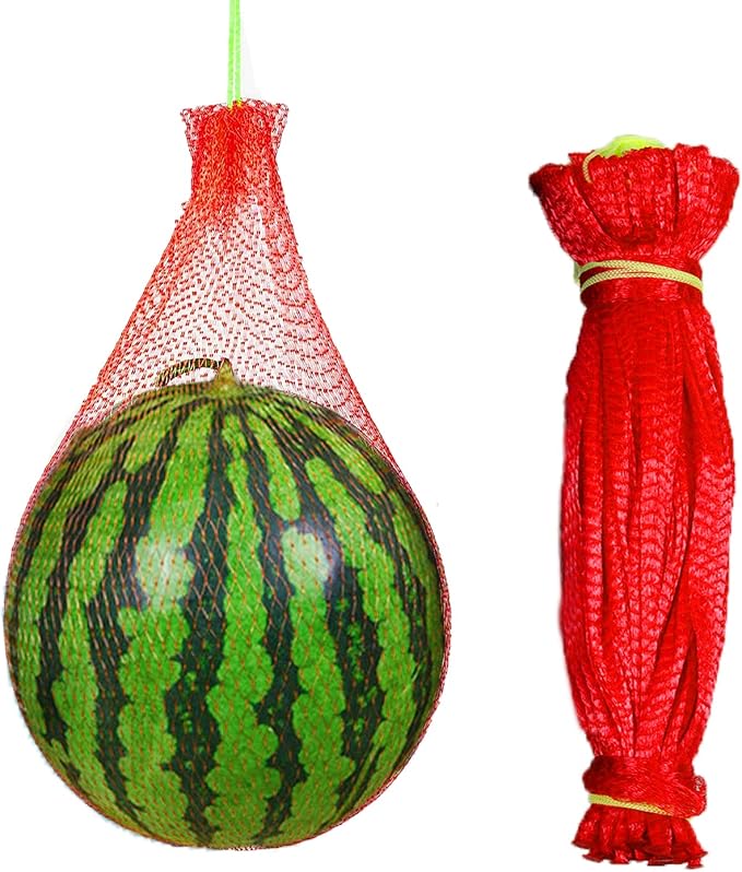 80 Pack Watermelon Nets, 20 Inches Reusable Cantaloupes Mesh Net Garden Cucumbers Growing Supporting Storage Net Bags for Vegetables, Honeydew