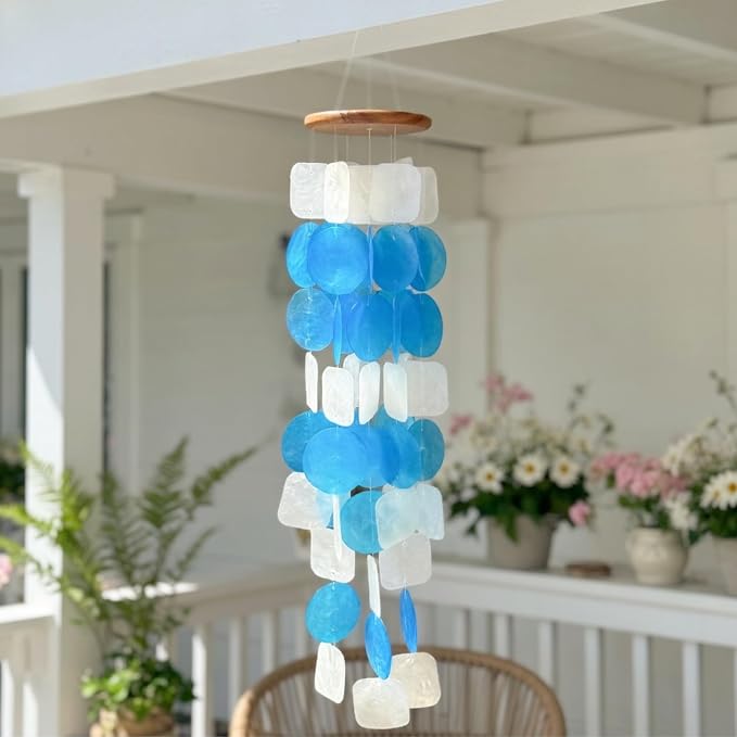 Solange & Frances Spring Decor Wind Chimes for Outside. Garden Decor Wind Chimes. Unique Windchimes Birthday Gifts for Women, Gifts for Mom, and Gift for Men Ideas