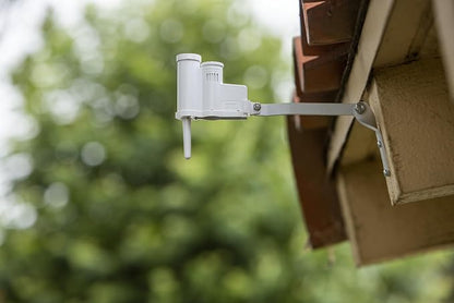 Hunter Rain-Clik WRCLIK Wireless Rain/Freeze Sensor for Sprinkler System | Wireless rain/freeze shutoff sensor for most sprinkler controllers; gutter, wall, fence, or eave mounting
