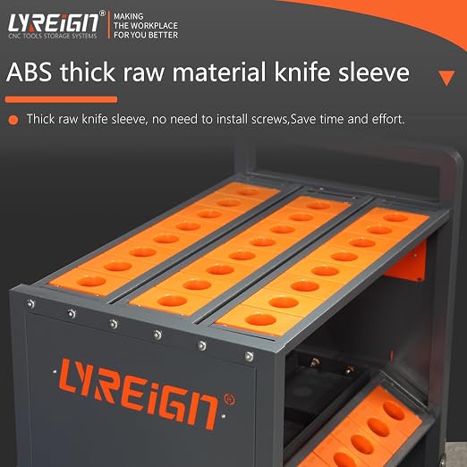 CAT/BT40 Large Capacity CNC Tool Storage Cabinet, CNC Tool Holder Vertical Drawer Cabinet for Warehouse Workshop Factory Garage Machining Centers