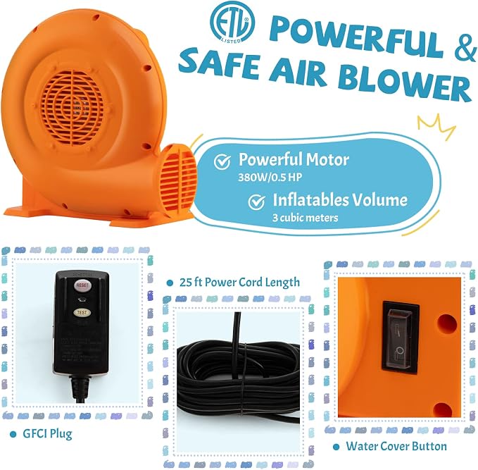 HONEY JOY Portable Air Blower