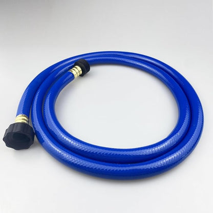 Darnassus PVC Garden Hose 1/2 Inch, 5 FT Flexible Water Hose Blue with Male and Female Plastic Fittings - No Leaking and Lightweight for Household Outdoors Lawns Patio