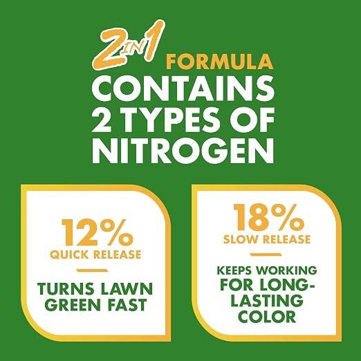 Spectracide Lawn Fertilizer 30-0-0, 3 Count, 2-in-1 Formula Boosts Overall Lawn Strength, Promotes Thick, Green Growth Without Burning
