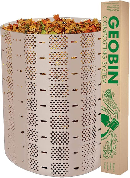 Geobin Compost Bin - 246 Gallon, Expandable, Easy Assembly, Made in The USA (Tan)