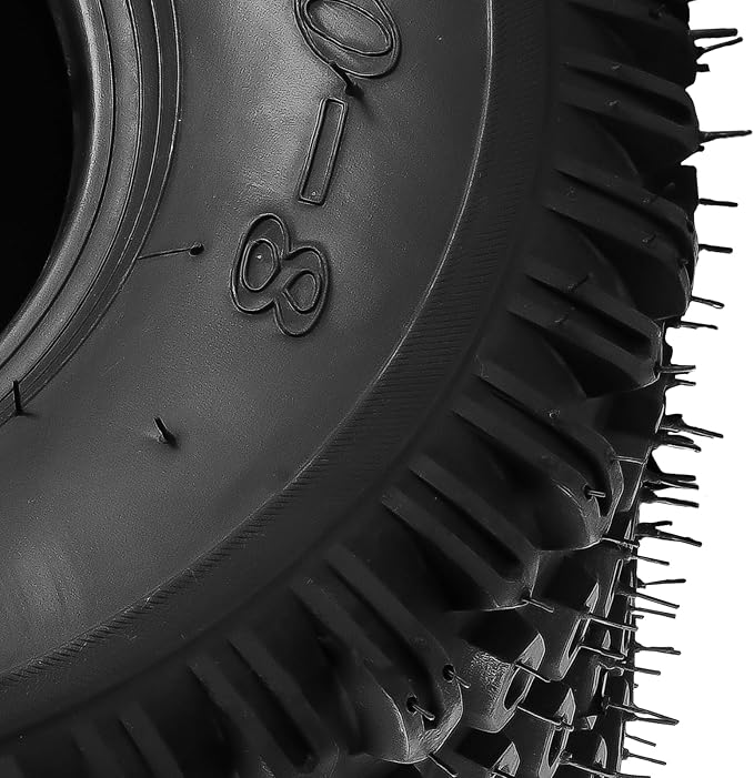 PHILTOP 18x9.5-8 ATV UTV Tires, 4-Ply Super Mud 18x9.5-8 ATV All-Terrain Tires for Riding Mowers, Golf Carts, Off-Road,2 Pcs,Tubeless (Z-106)