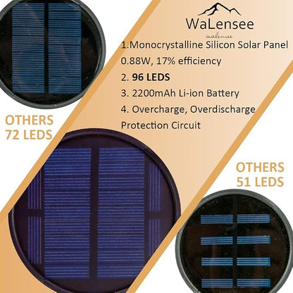 Walensee Solar Lights Outdoor with Flickering Flame,96 LED Solar Torch Lights Waterproof,43" Tall Super Larger Size Torches for Outside Garden Patio Yard Pathway, 6 Pack
