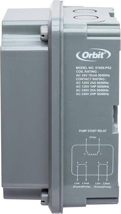 Orbit 4-Pack Sprinkler Pump Relay, Well Pump, Irrigation System Pump Start - 57009