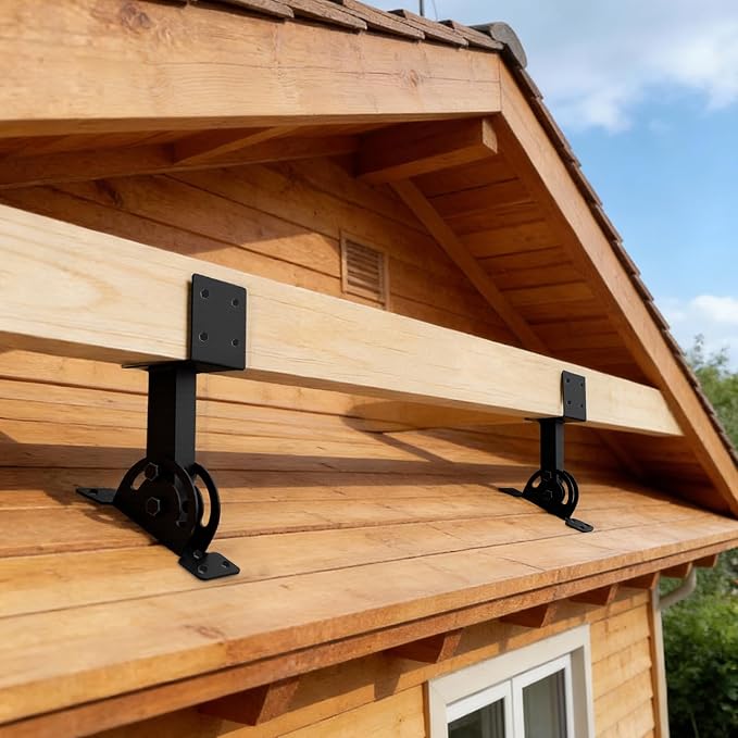 3 Pcs 4“x 4”Heavy Duty Roof Riser Brackets Kit | Adjustable Height Angle Pergola Brackets|Roof Riser Beam Bracket for Gazebos|Carports|and Patios