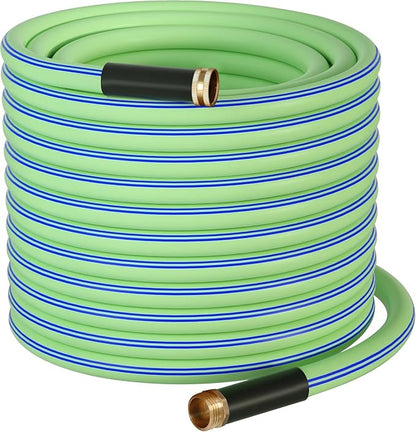 Atlantic Heavy Duty Garden Hose 200ft x 5/8 Inch Green Color Water Hose.(200 Feet)