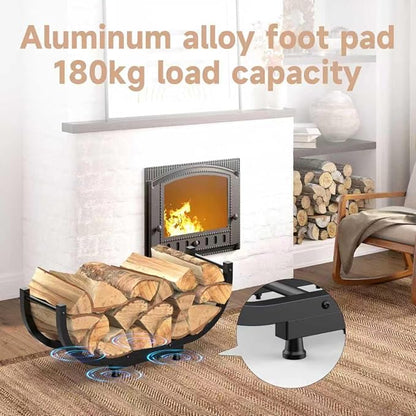 Firewood Rack Outdoor, 29 inch, Firewood Storage Holder Indoor, Log Holders for Firewood