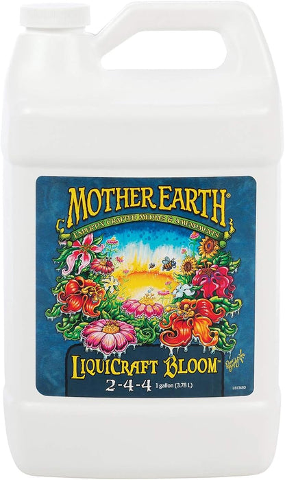 Mother Earth LiquiCraft Bloom 2-4-4 For Flowering Plants And Vegetables Such As Tomatoes, 1-Gallon