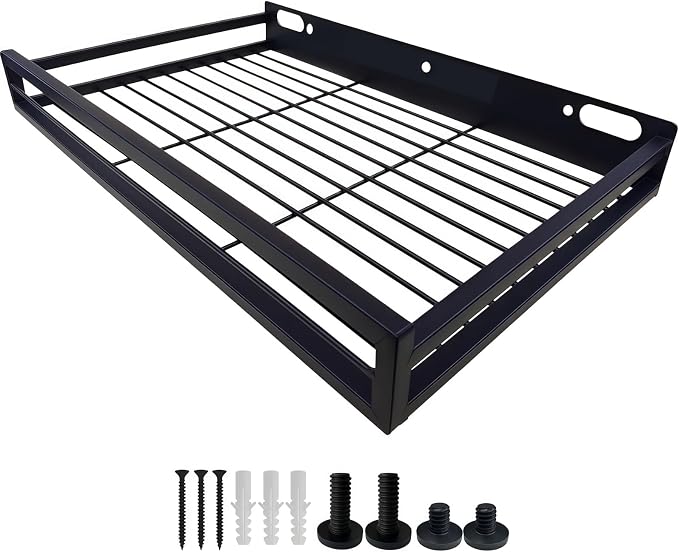 Resin Shelf Accessory Outdoor Sheds Storage,Compatible with Suncast shed Accessories,with EZ Bolt Assembly (2)