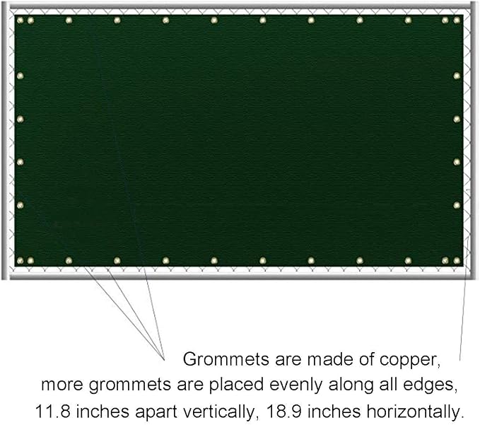 Sunnyglade 5 feet x 50 feet Privacy Screen Fence Heavy Duty Fencing Mesh Shade Net Cover for Wall Garden Yard Backyard (Green, 5 ft X 50 ft)