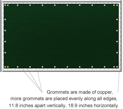 Sunnyglade 5 feet x 50 feet Privacy Screen Fence Heavy Duty Fencing Mesh Shade Net Cover for Wall Garden Yard Backyard (Green, 5 ft X 50 ft)