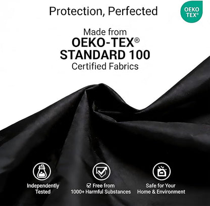 Plant Covers Freeze Protection, 24" Planter Covers Fit 2x2 FT Raised Garden Beds - Heavy Duty Large Pot Cover for Outdoor Winter Frost Cold Weather, Black 25"D x 24"H