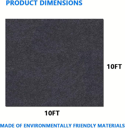 Outdoor Storage Shed Mat，Anti-Slip Patio Furniture Floor Mat，Waterproof Carport Mat，Backing prevents liquid penetration，Soft Material, Non-slip Backing,Washable，Excluding storage shed (10 × 10 FT)
