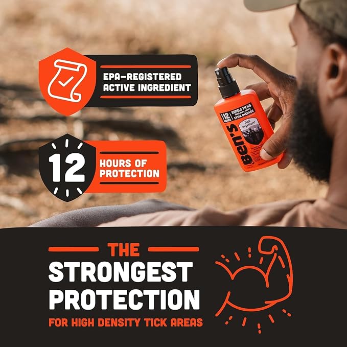 Ben's Tick Repellent - Tick, Mosquito & Insect Repellent Spray for Adults & Children - Bug Spray with 20% Picaridin - Offers 12 Hours of Protection - 3.4 Fl Oz (Pack of 2)