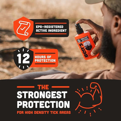 Ben's Tick Repellent - Tick, Mosquito & Insect Repellent Spray for Adults & Children - Bug Spray with 20% Picaridin - Offers 12 Hours of Protection - 3.4 Fl Oz (Pack of 2)