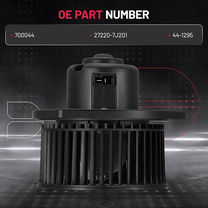 BDFHYK AC Heater Blower Motor Fan 700044 Compatible with Infiniti 1999 G20,01-02 G20,96-99 I30,97-03 QX4, Compatible with Nissan 95-99 Maxima,96-04 Pathfinder,HVAC Blower Motor Assembly 44-1295