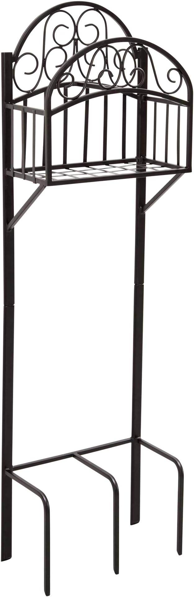 Liberty Garden 119-KD w/Shelf Hose Stand, Black