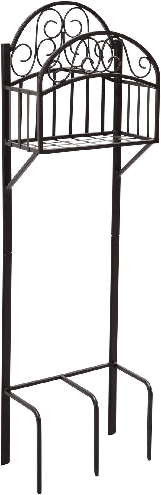 Liberty Garden 119-KD w/Shelf Hose Stand, Black