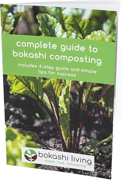 Premium Bokashi Composting Starter Kit (Includes 2 Bokashi Bins, 4.4 lbs of Bokashi Bran and Full Instructions