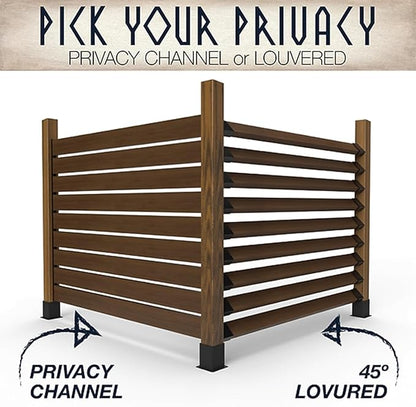 2x4 Joist Hangers, 45 Degree Louver Brackets, Q235 Steel, 16 Pairs | Black Powder-Coated 2 mm Plates for Pergola Shade Louvers, Decks, Floors and Ceiling Joists