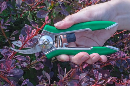 Dramm Bypass Pruner, Cut up to 5/8-inch in diameter, Stainless Steel Blade, Green