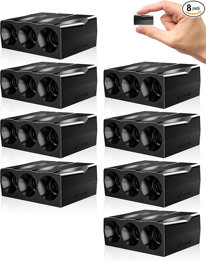 Elook Upgraded Deer Whistles for Car,Three-Horn,8 Pack | Save Deer Horn,for Vehicles,Trunks,Motorcycle,Patented Product