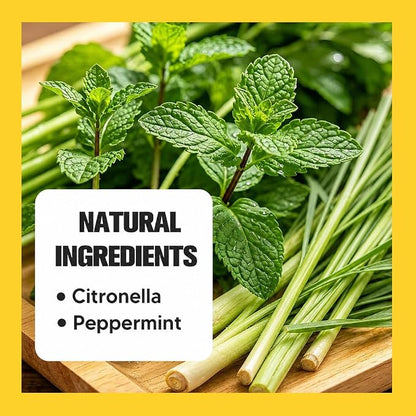 Mosquito Repellent Outdoor Patio,Mosquito Deterrent for Yard,Mosquito Repellent Indoor,Mosquito Repellant for Room,Mosquito Deterrent for Patio,Plant-Based Ingredients-8P