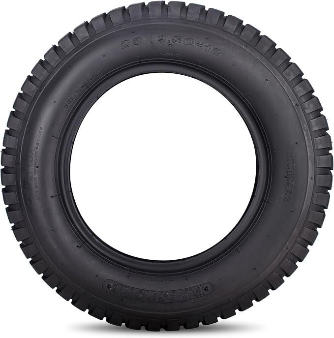 Deestone 23x9.50-12 D265 Lawn & Grass Tire – 88A3 – 4 Ply T/L – Multi-Traction Pattern
