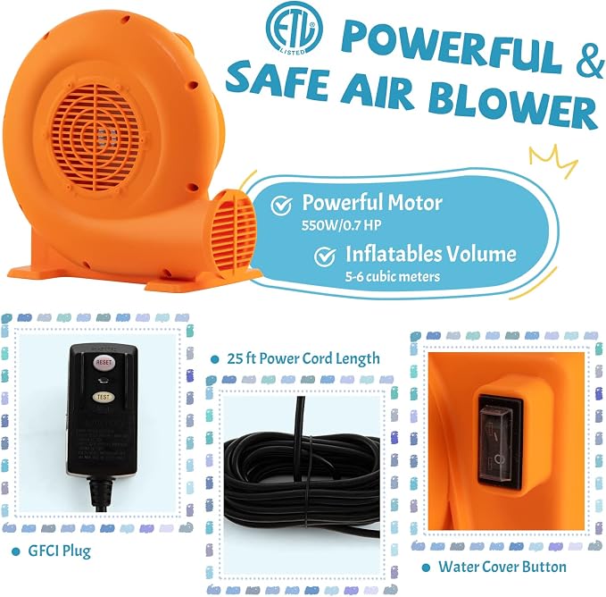 HONEY JOY Portable Air Blower