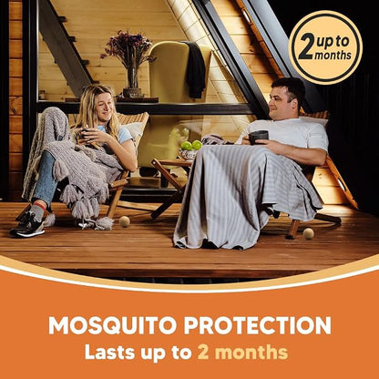 SCFKAOF Mosquito Repellent Outdoor Patio, Mosquito Deterrent for Yard, Indoor Mosquito Repellent Balls, Mosquito Repeller for Patio, Keep Mosquito Away, Covers 120 Sq. Ft, 60 Days Protection-5 Packs