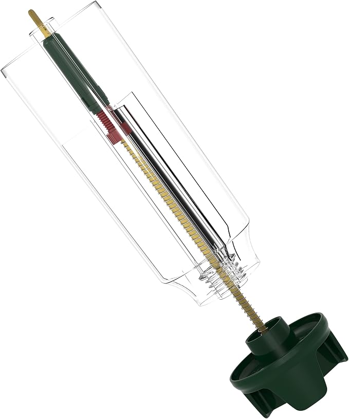 Squirrel Buster Legacy Squirrel-Proof Bird Feeder for Wild Birds – 4 Metal Removable Perches, 2.6 lb Seed Capacity, Chew-Proof Design, Easy to Clean, Green | 2.6 Lb Capacity, 4 Metal Perches and Ports, Weight-Adjustable Squirrel-Proof Shroud, Chew-Proo...