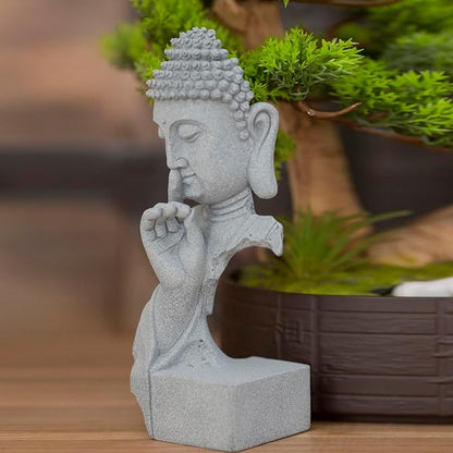 Buddha Statue for Home Decor,Meditation Figurine Indoor and Outdoor Use,Buddhist Yoga Zen Decor,Little Buddha Statue for Garden,Altar, Prayer, Juzu, Yoga, Desktop Decor Sculpture