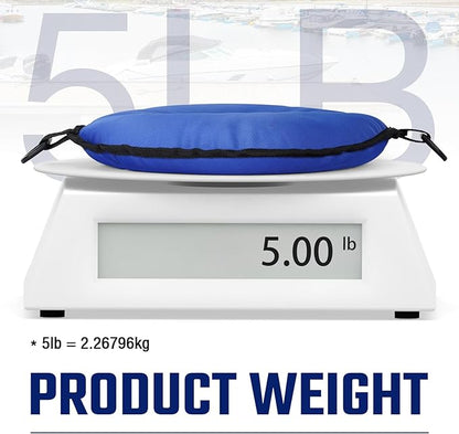 Weighted Sand Bag Boat Base Use with Long Legs Bird Deterrent, Compatible with BIRD·B·GONE/Bird Barrier Long Legs Bird Deterrent, Fit for Most Surfaces Such as Awnings, Canvas Tops, Decks, etc, Blue
