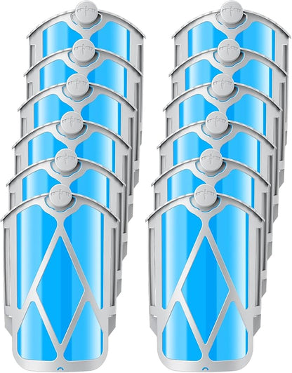 UBeesize 12 Pack Insect Trap Refill Cartridges, 2026 Upgraded Strong Adhesive Refills for Indoor Plug-in Bug Traps, Compatible with M364 and Max Devices, Easy to Replace and Long Lasting