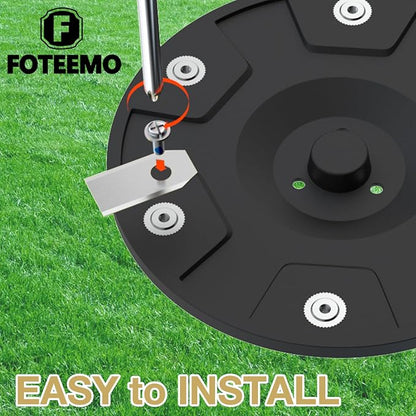Replacement Robotic Mower Blades Compatible with Ecovacs Goat, 18 pcs Robotic Lawnmower Blades Compatible with All Ecovacs Lawn Mower Blades Robot Lawn Mower Replacement Blades