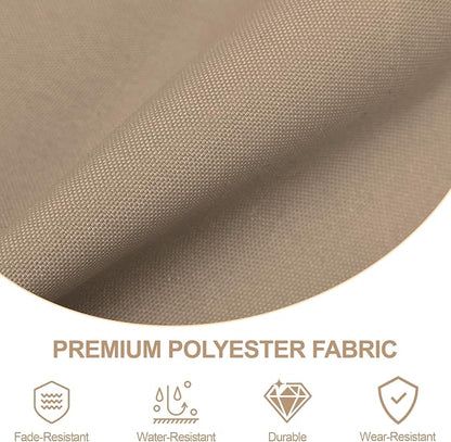 Aoodor Replacement Adjustable Canopy, Retractable Shade for Pergola, UV Resistant and Fade-Resistant, Fits 10 x 13 ft, Brown