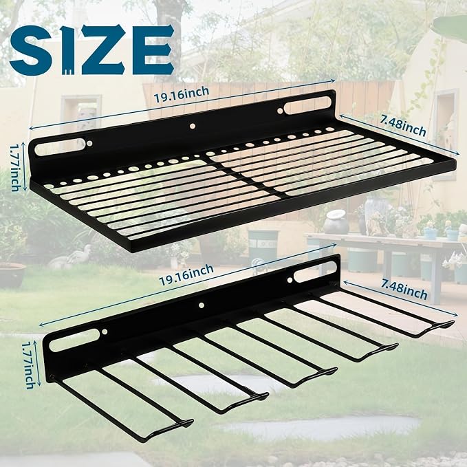 Resin Shelf Accessory Outdoor Sheds Storage,Compatible with Suncast shed Accessories,with EZ Bolt Assembly (1)