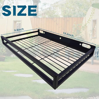 Resin Shelf Accessory Outdoor Sheds Storage,Compatible with Suncast shed Accessories,with EZ Bolt Assembly (2)