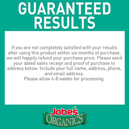 Jobe's Organics Granular Bone Meal Fertilizer, Strong Root Development for Bulbs, Tomatoes, Roses, and Other Flowering Plants, 4 lbs Bag