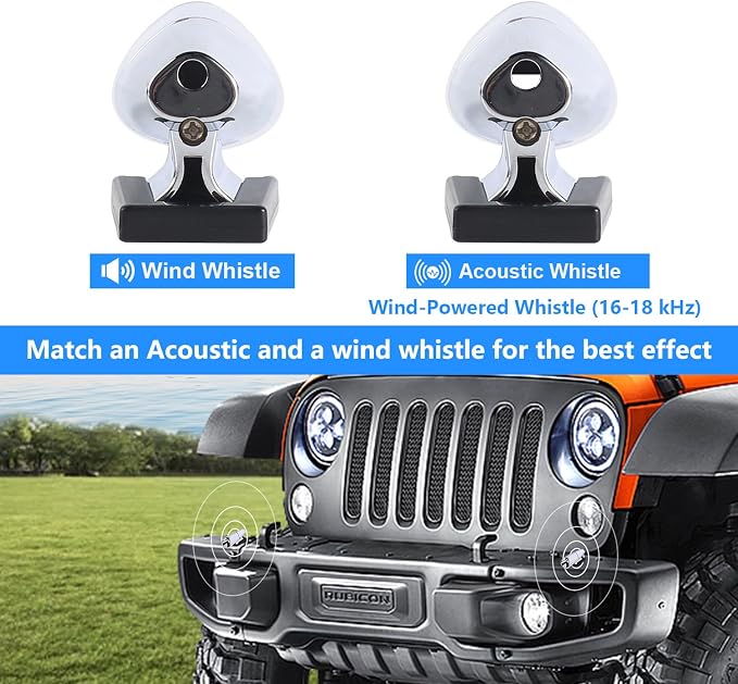 4pcs Deer Warning Whistles Device for Car, Anti-Deer-Ultrasonic-Whistle, Save Animal Horn Alert Protector Device, Automotive Invisible Safety Sensor for SUVs Truck Motorcycle Off-road Vehicle RVs Taxi
