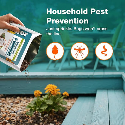 EcoVenger Multi-Purpose V-Granules 2LBS Bag, Horticulture or Household Use for Indoor & Outdoor Protection Against Insects and Rodents, Improves Soil & Promotes Rooting, 100% Natural, Safe for Kids