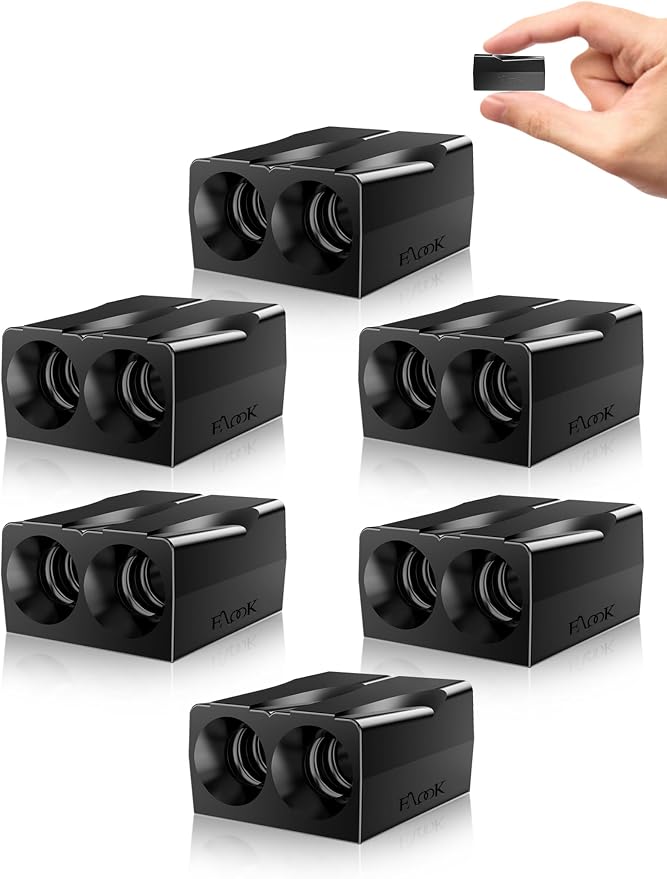 Elook Upgraded Deer Whistles for Car,Double Horn,6 Pack | Save Deer,for Vehicles and Trunks,Registered Patent