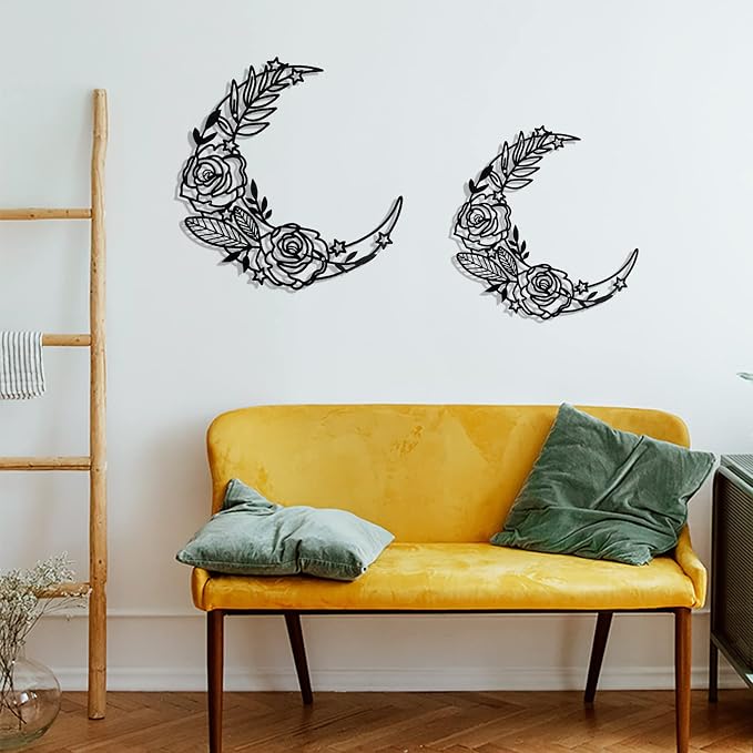 EZ4ENCE Decoration Wall Art Boho Wall Home Decor Hanging Appearance Wall Decor Metal Wall Hanging Decor