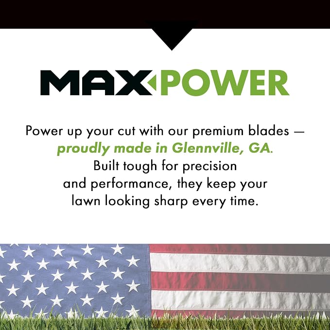 Maxpower 331528B USA MADE 21" Cut Mulching Blade | For 21" Cut MTD/Cub Cadet/Troy-Bilt Mowers, Replaces 742-0741, 942-0741, CMXGZAM100067