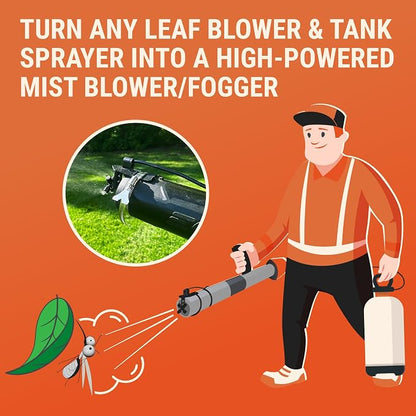 Pesticide Sprayer - Insecticide and Mosquito Mister System - Pest Control System for Fleas, Ticks, and Mosquitos - Mist-PRO Universal Adapter Kit