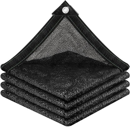 vensovo 70% Sunblock Shade Cloth Net Black Resistant - 6.5x6.5 Ft Garden Shade Mesh for Plant Cover, Greenhouse, Chicken Coop, Kennels, Tomatoes Plants
